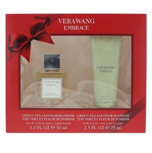 VERA WANG EMBRACE GREEN TEA AND PEAR BLOSSOM 2PC GIFT SET 30ML BY